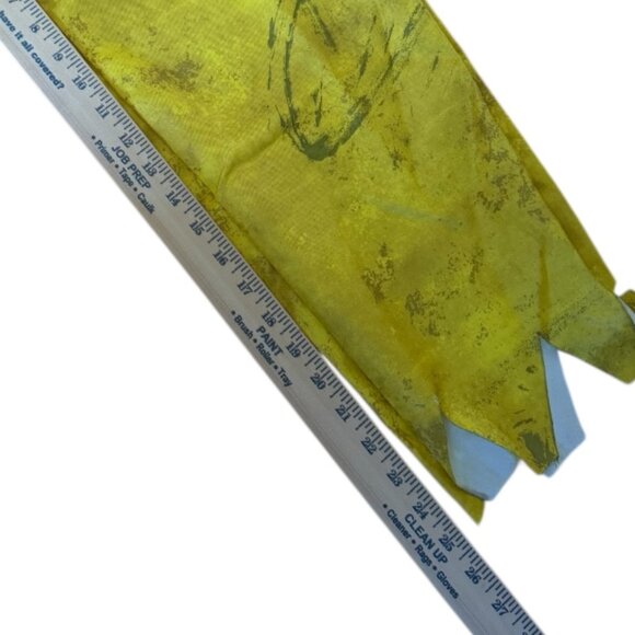 Spirit Halloween Biohazard Unit Costume Hazmat Jumpsuit Yellow Hood Child Size L - Picture 12 of 12